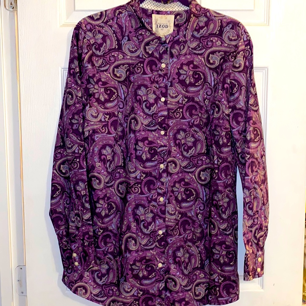 Izod Ladies Blouse SZ XL NWOT